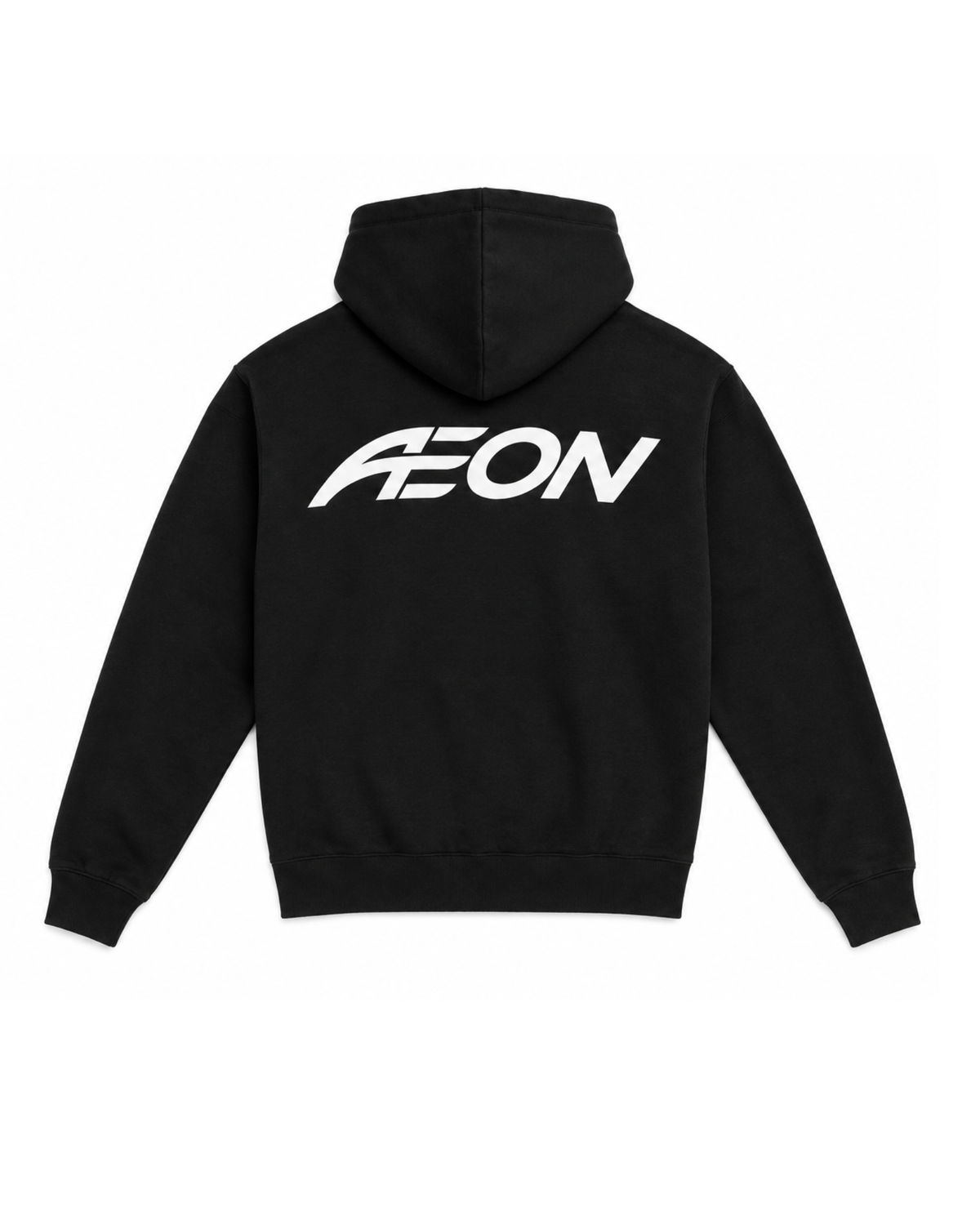 ÆON Cotton Pullover Hoodie - Black