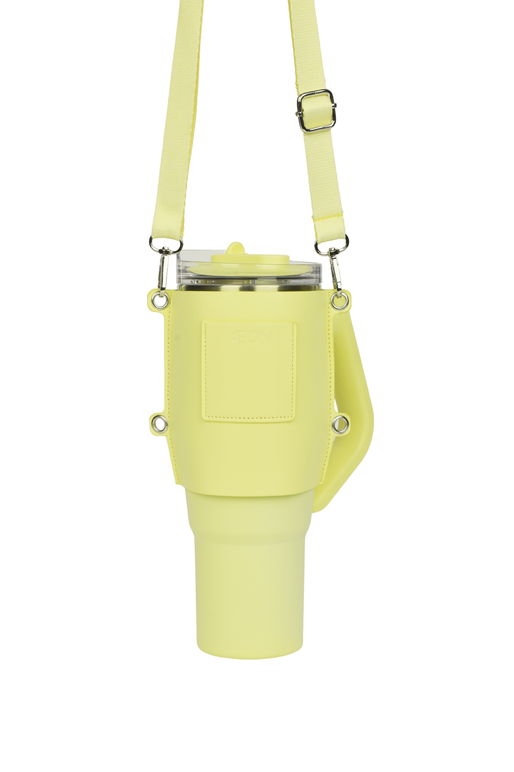 Yellow Eterna Tumbler w/ Leather Case & Strap