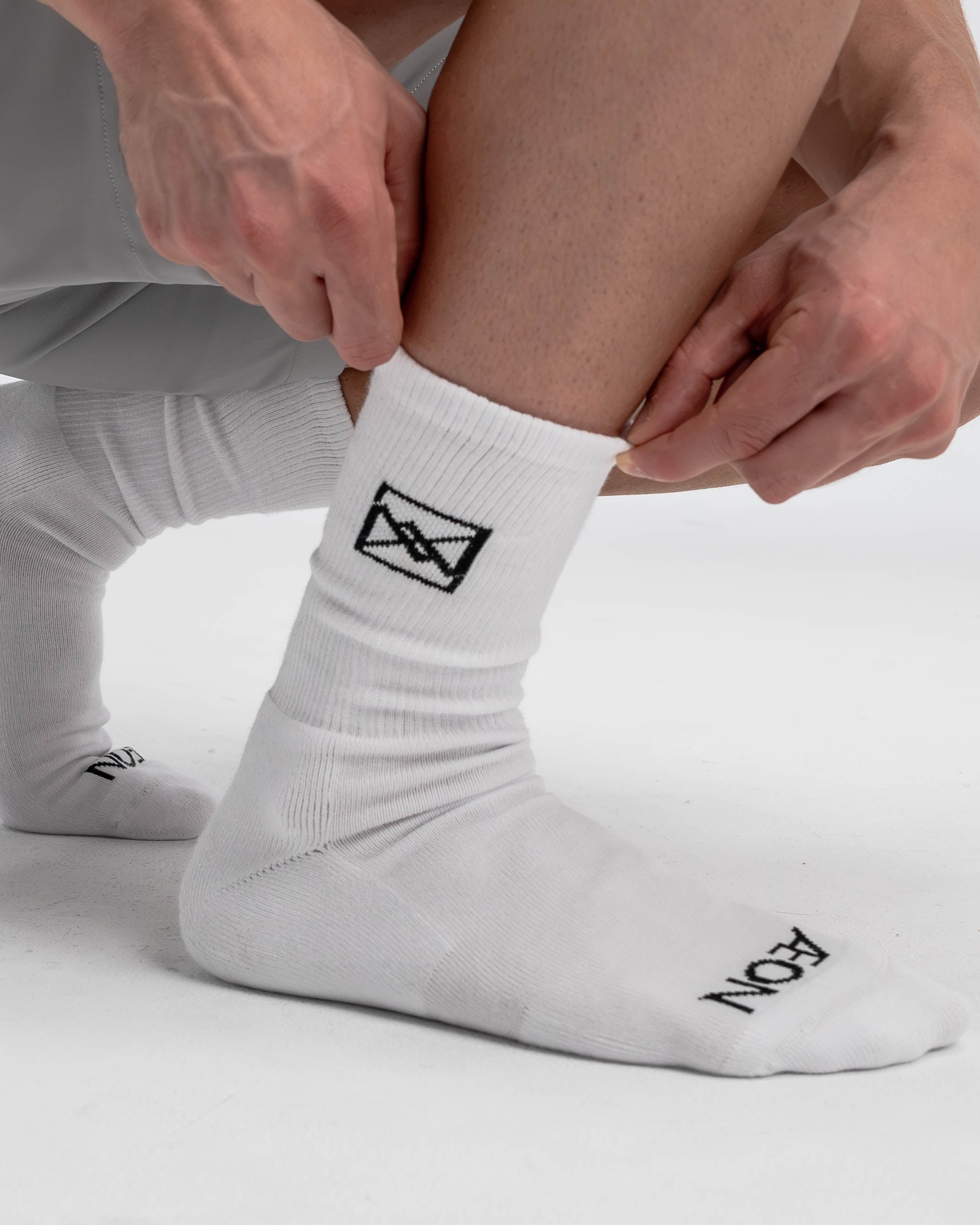 ÆON Essential Socks (2 Pack) - White - AEON