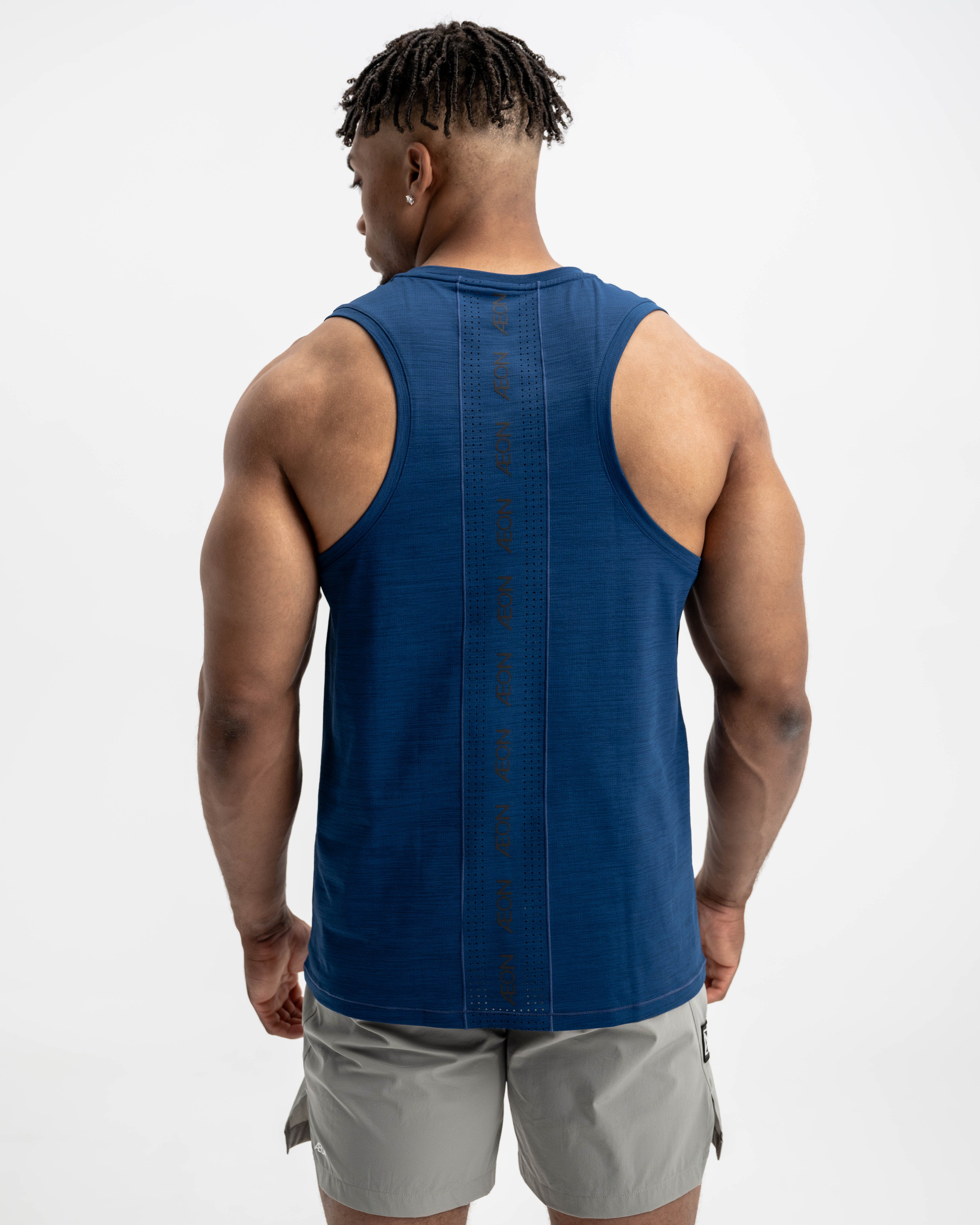 Performance Tank - Navy Peony - AEON