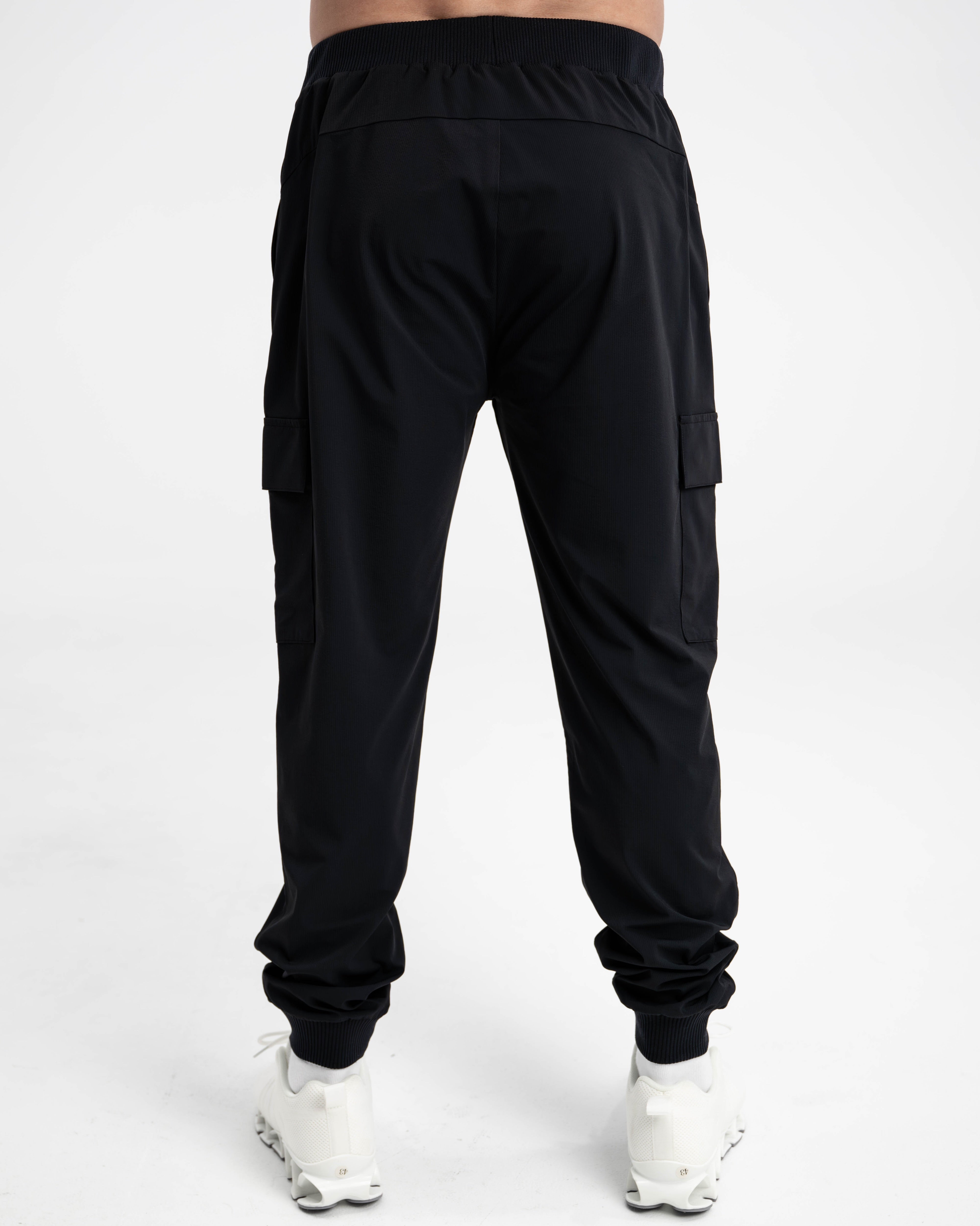 Performance Cargo Jogger - Jet Black - AEON