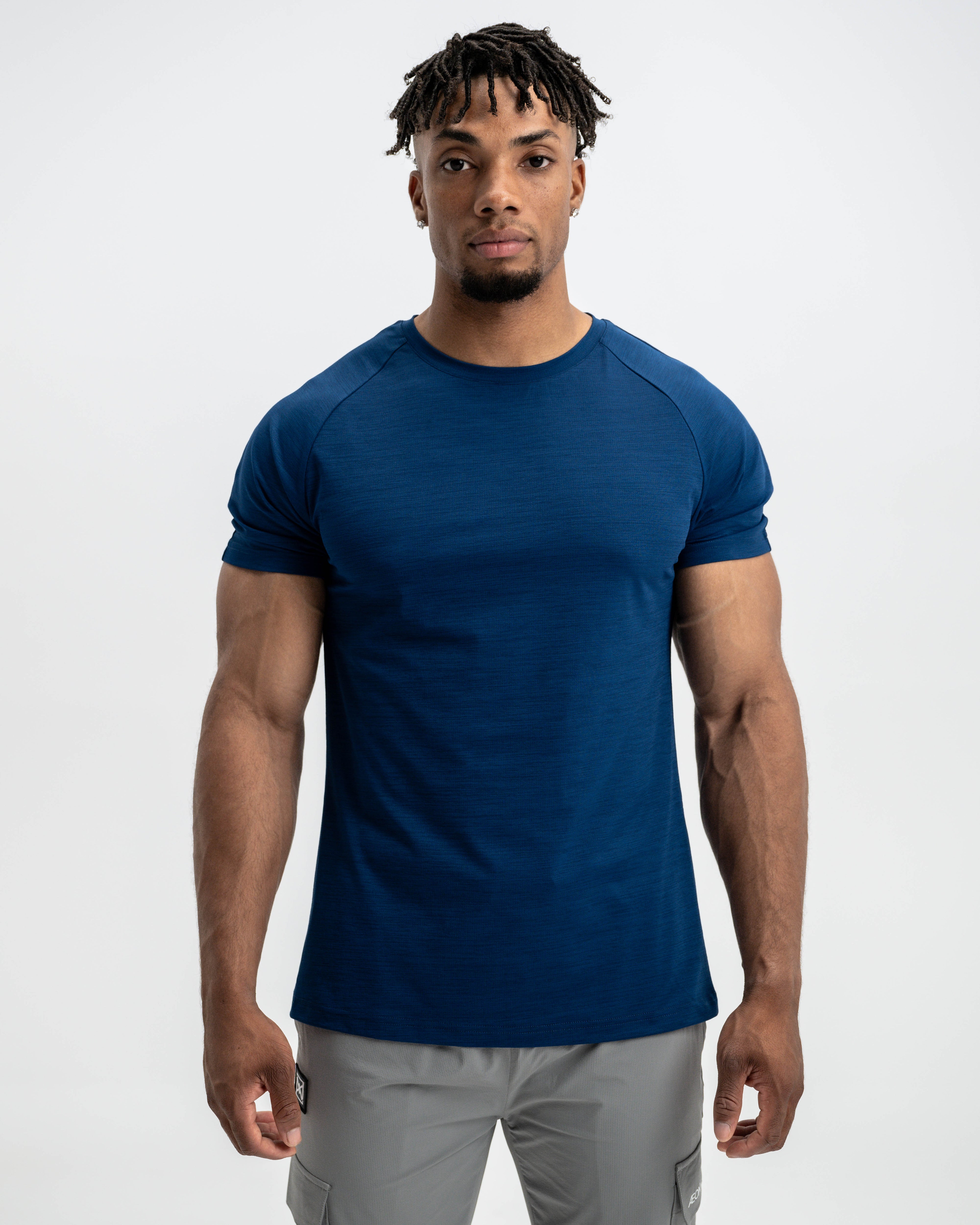 Performance Tee - Navy Peony - AEON