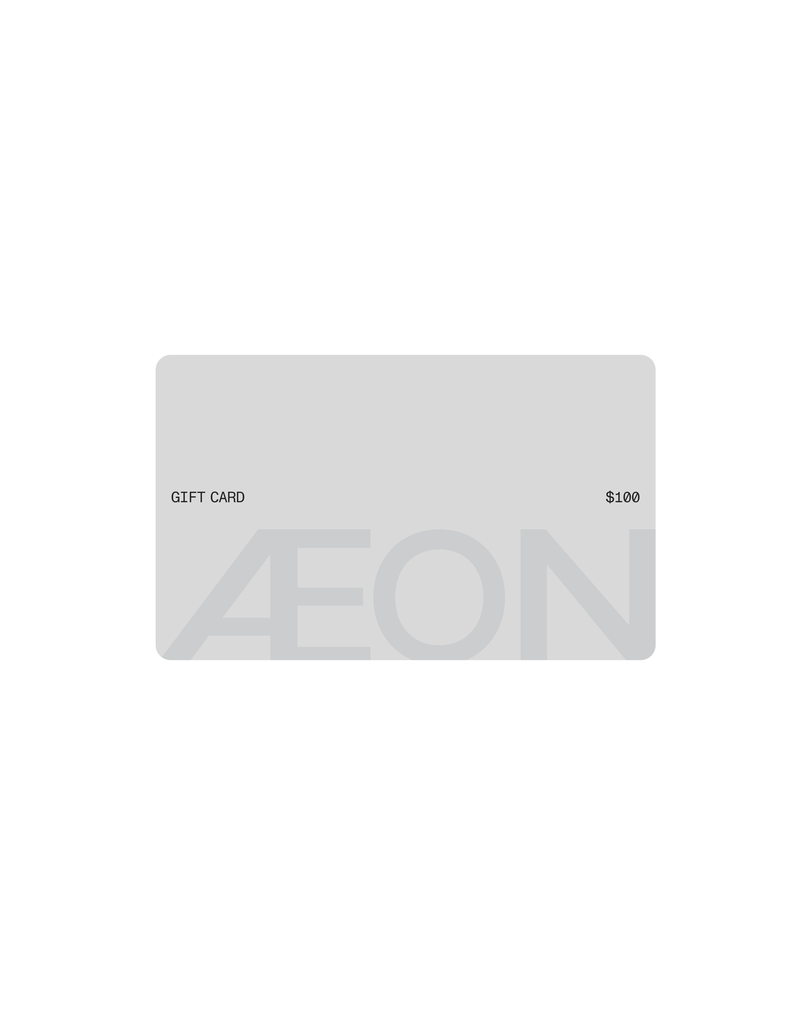 E-Gift Card - AEON