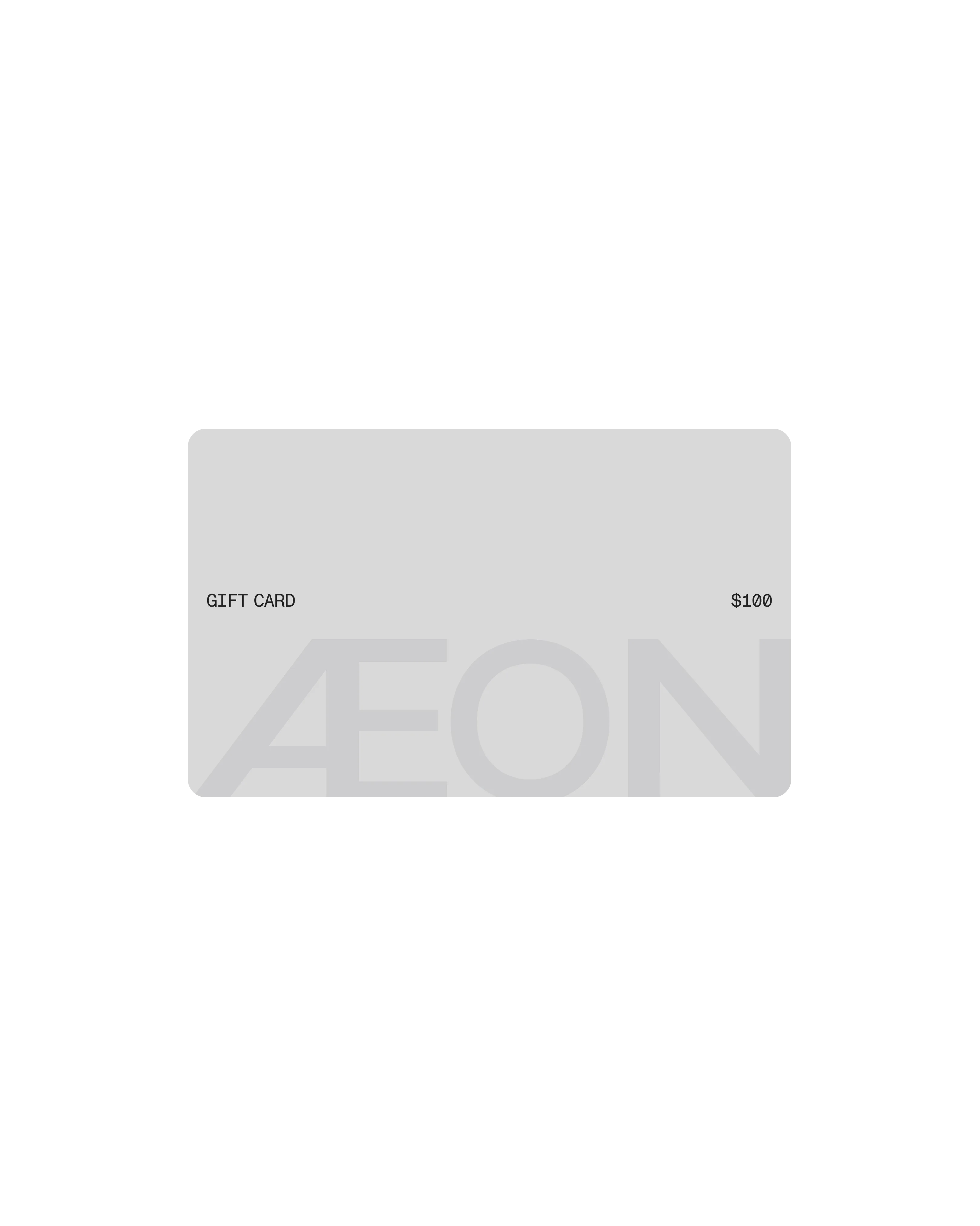 E-Gift Card - AEON