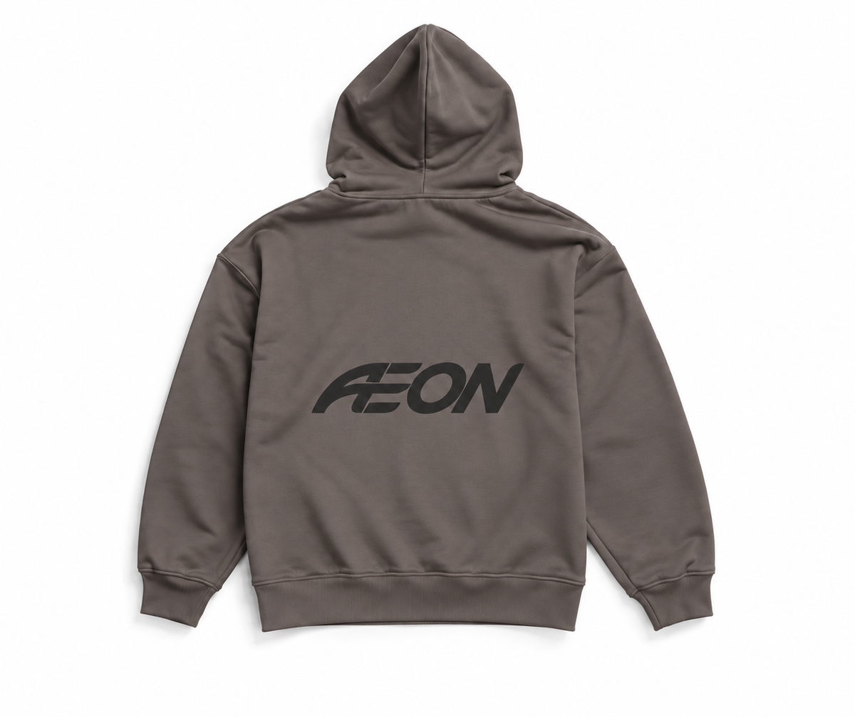 ÆON Cotton Pullover Hoodie  - Taupe Gray